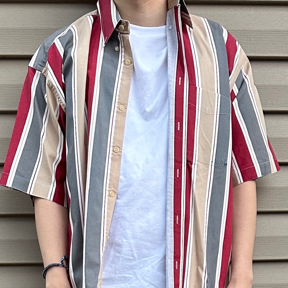 Vintage Stripped Button Up